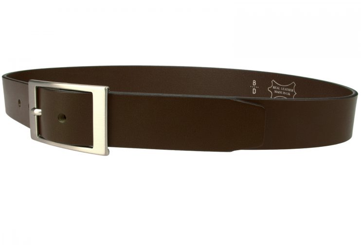 0004 Dark Brown Leather Belt Side 742x504 